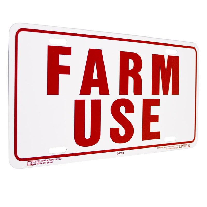 Hy-Ko Products 361951 Farm Use Id Tag White/Red, 6(h) x 12(w) -Inches, red/White - Image 5
